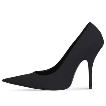 Кроссовки knife pumps 'black' Balenciaga, черный