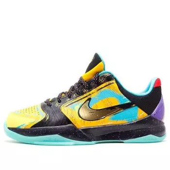 Кроссовки кобе 5 Nike, желтый