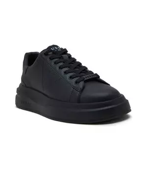 Кроссовки кожаные Guess Elba, черный