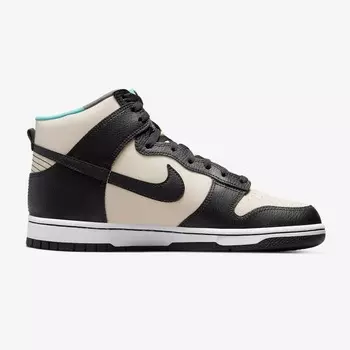 Кроссовки Кроссовки Nike Dunk High EMB, бежевый/черный