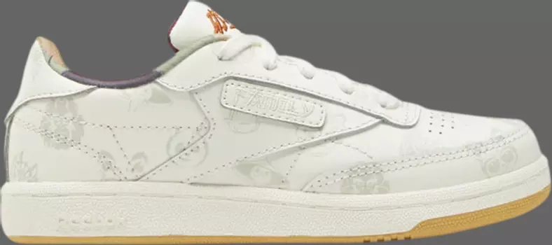 Кроссовки kung fu panda x club c 85 ps 'family' Reebok, белый