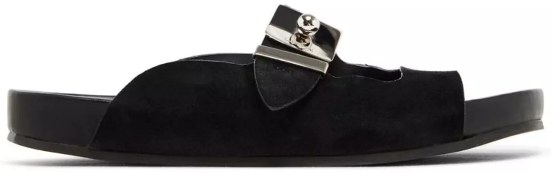 Кроссовки Lanvin Buckle Slides 'Black', черный