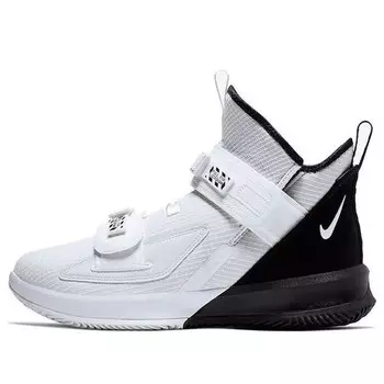 Кроссовки lebron soldier 13 essential 'white black' Nike, белый