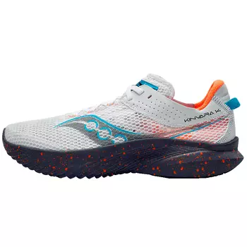 Кроссовки легкие мужские Saucony Essence 14 Oasis амортизирующие, белый / оранжевый / голубой