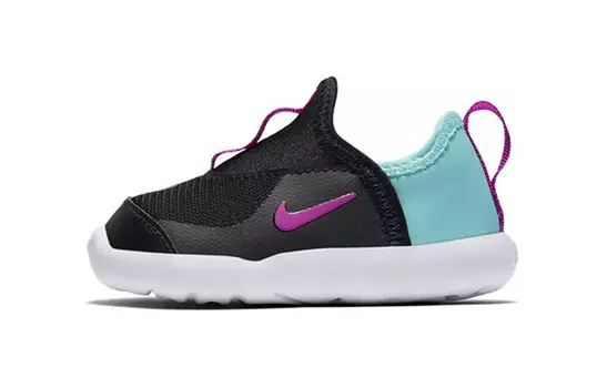 Кроссовки Lil" Swoosh Toddler Shoes TD Low-top черного/фиолетового/синего цвета Nike