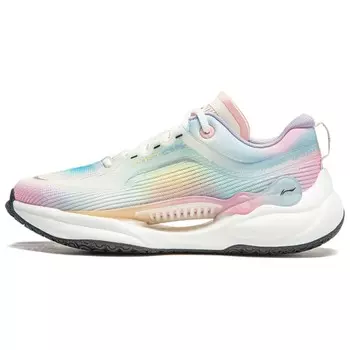 Кроссовки LINING Soft COOL Lifestyle Shoes Women's Low-top Multicolor, голубой