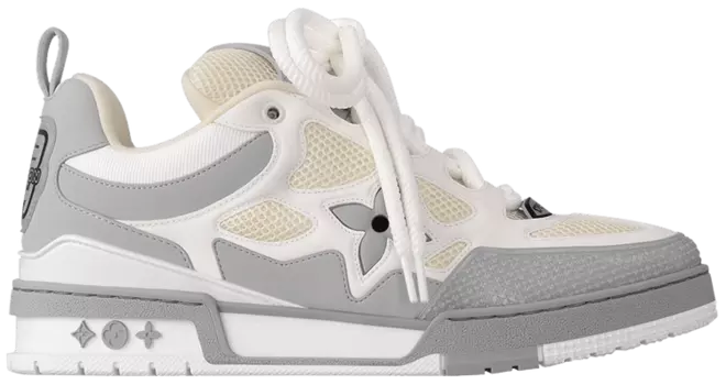 Кроссовки Louis Vuitton Skate Sneaker 'Grey White', серый
