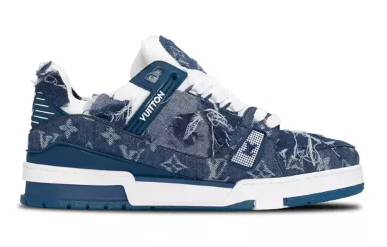 Кроссовки Louis Vuitton Trainer, темно-синий
