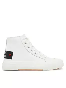 Кроссовки LOVE MOSCHINO Bambas JA15022G1MIA0100, белый