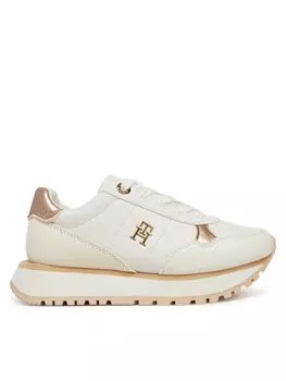Кроссовки Low Cut Lace-Up Sneaker T3A9-33759-1355 M Tommy Hilfiger, белый