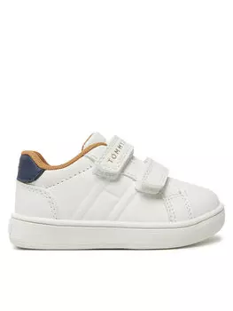 Кроссовки Low Cut Velcro Sneaker T1X9-33835-1355 M Tommy Hilfiger, белый