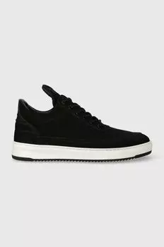 Кроссовки Low Top Base из замши Filling Pieces, черный