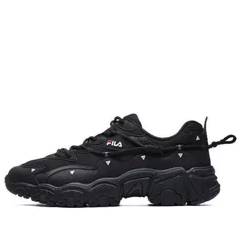 Кроссовки low top running shoes 'black white' Fila, черный