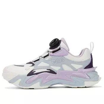Кроссовки low-top running shoes 'white purple blue' Fila, белый