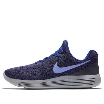 Кроссовки lunarepic low flyknit Nike, синий