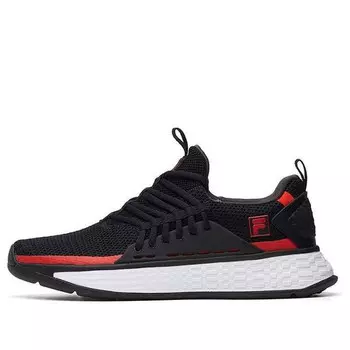 Кроссовки lux low black/red Fila, черный