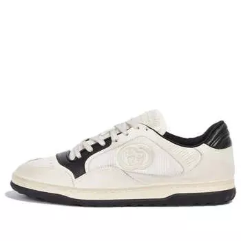 Кроссовки mac80 embroidered sneakers 'white black' Gucci, черный