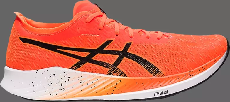 Кроссовки magic speed 2e wide 'shocking orange' Asics, апельсин