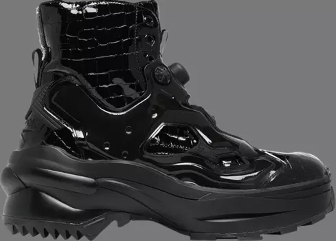 Кроссовки maison margiela x instapump fury tabi 'black' Reebok, черный