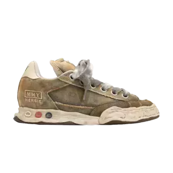 Кроссовки Maison Mihara Yasuhiro Herbie Puffer OG Sole Washed Denim Low Green, зеленый