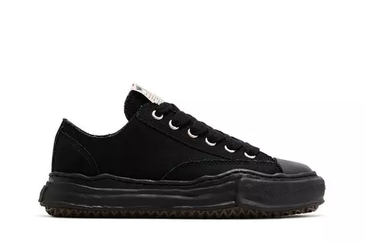 Кроссовки Maison Mihara Yasuhiro Peterson OG Sole Canvas Low Triple Black, черный