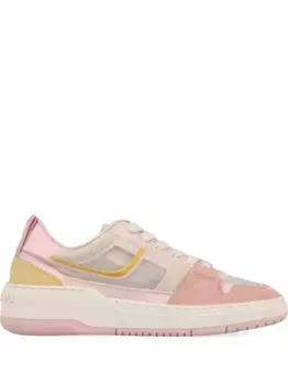 Кроссовки Mesh на шнуровке Ferragamo, розовый