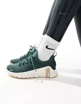 Кроссовки Metcon 6 зеленого цвета Nike Training
