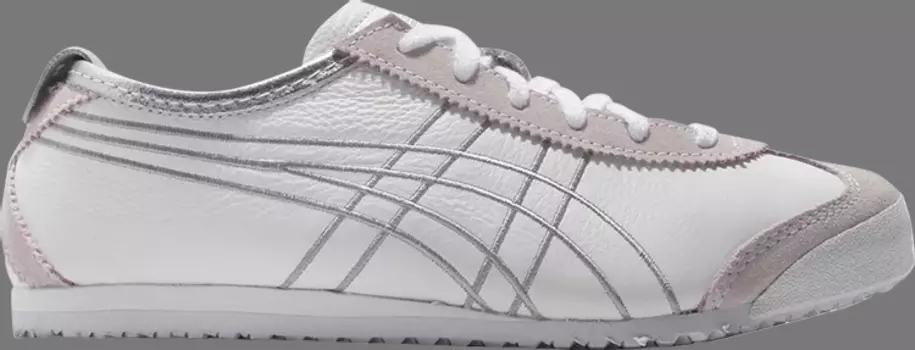 Кроссовки mexico 66 'silver' Asics, белый