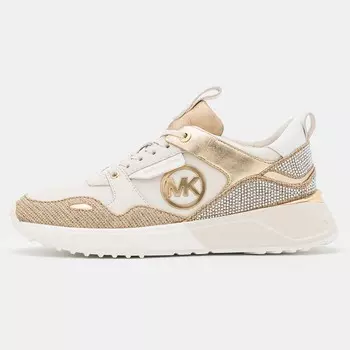 Кроссовки MICHAEL Michael Kors Theo Trainer, бежевый/золотистый