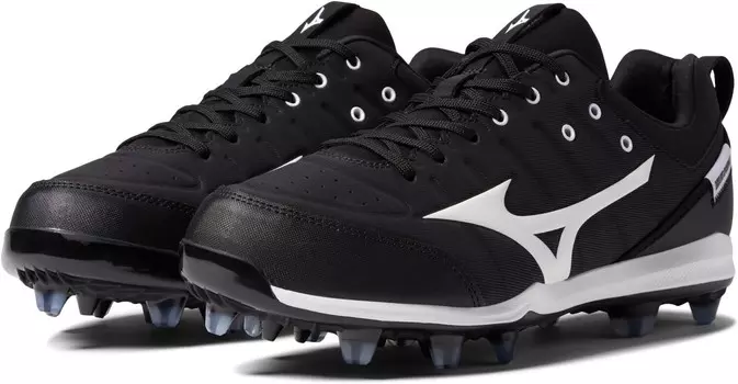 Кроссовки Mizuno Ambition 2 TPU Low Molded Baseball Cleat, цвет Black/White