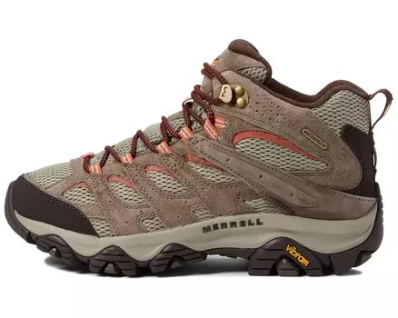 Кроссовки Moab 3 Mid Waterproof Merrell, банджи-шнур