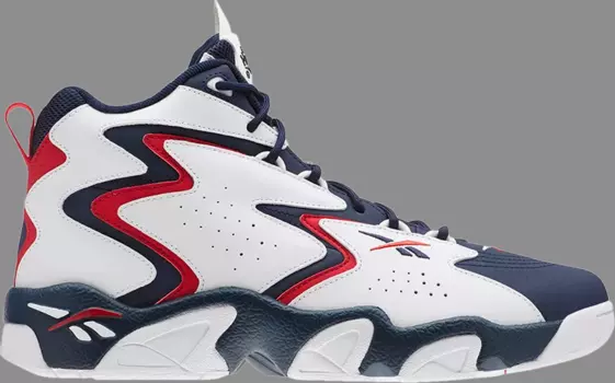 Кроссовки mobius og 'white collegiate navy red' Reebok, синий