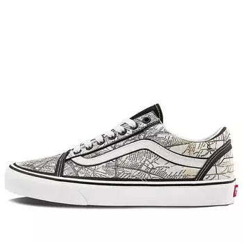 Кроссовки moca x old skool 'frances stark maps' Vans, мультиколор