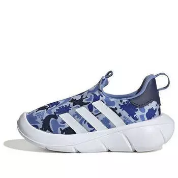 Кроссовки монофит слип-он Adidas, синий