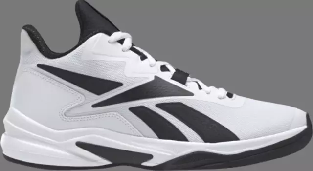 Кроссовки more buckets 'white black' Reebok, белый