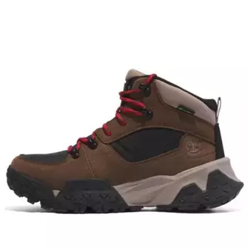Кроссовки motion scramble mid lace-up waterproof hikers 'dark brown nubuck' Timberland, коричневый