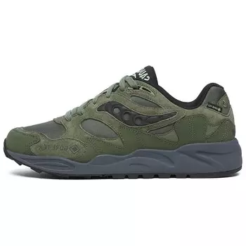 Кроссовки мужские Grid Shadow 2 с низким верхом, зеленые/серые Saucony