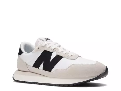 Кроссовки мужские New Balance 237, белый / черный / бежевый