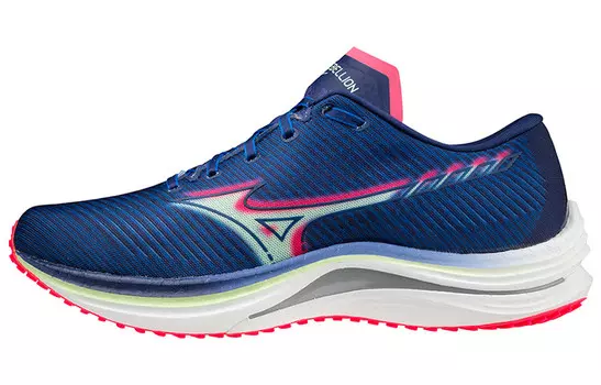 Кроссовки мужские низкие Синие/розовые Mizuno