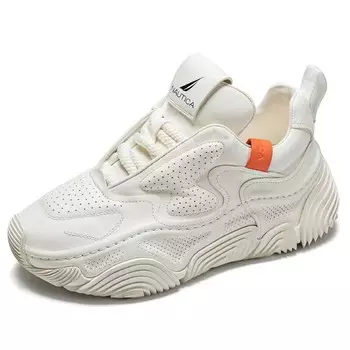 Кроссовки мужские толстые низкие Nautica, белый
