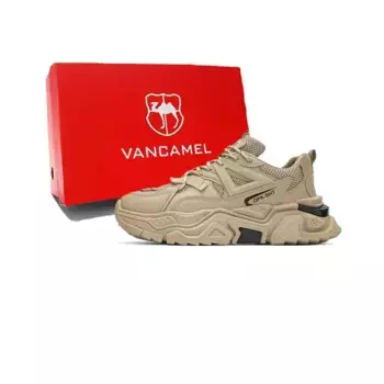 Кроссовки мужские толстые низкие Vancamel, черный