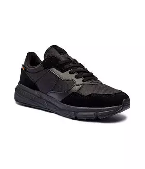 Кроссовки мужские Tommy Hilfiger Faston Cordura Mix кожаные комбинированные, черный