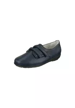 Кроссовки на липучке Frieda из гибкой кожи оленя Natural Feet, синий