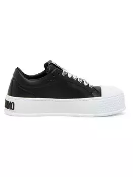 Кроссовки на платформе Bumps & Stripes Moschino, черный