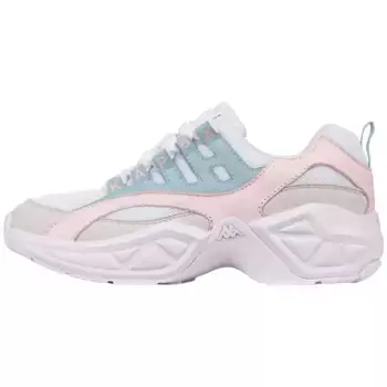 Кроссовки на платформе Kappa в крутом уродливом стиле, цвет White-Mint