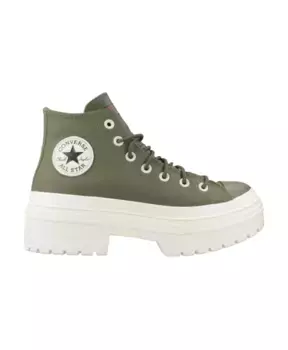 Кроссовки на профилированном каблуке Converse, зеленый