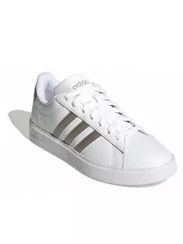Кроссовки на шнуровке adidas, белый