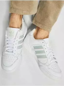 Кроссовки на шнуровке adidas, цвет white/linen green/off white