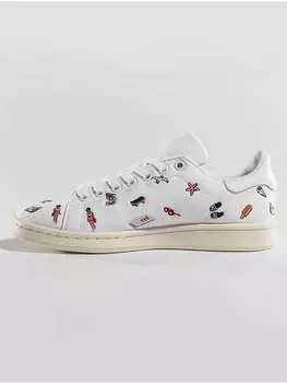 Кроссовки на шнуровке adidas, цвет white/white/multicolor