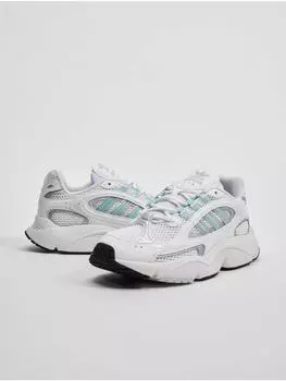 Кроссовки на шнуровке Adidas originals, цвет white/clear mint